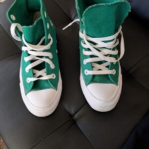 Converse Kids Green High-Top Sneakers